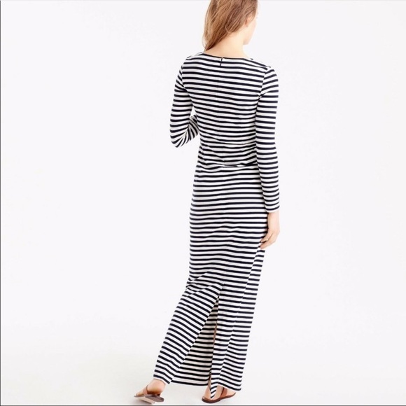 J. Crew Collection Long Striped Dress - worn once for a few hours. - Picture 2 of 7